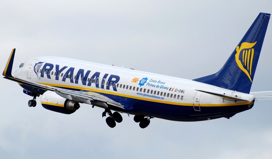 Ponad 10 mln pasażerów Ryanaira w listopadzie. Gorzej niż w październiku